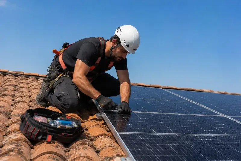 Maintenance et monitoring de panneaux solaires à Villesèque-des-Corbières